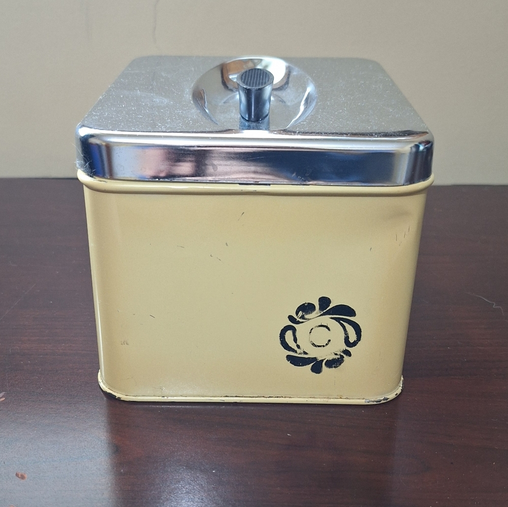 Vintage Metal Coffee Container